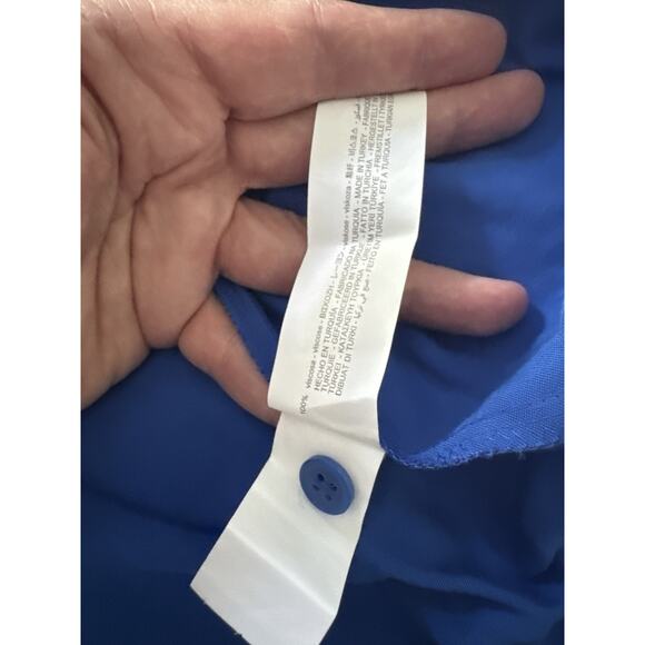 NWT Zara Wrap Dress Royal Blue Satin Women's XS Wedding Guest Cocktail Short - Picture 7 of 12